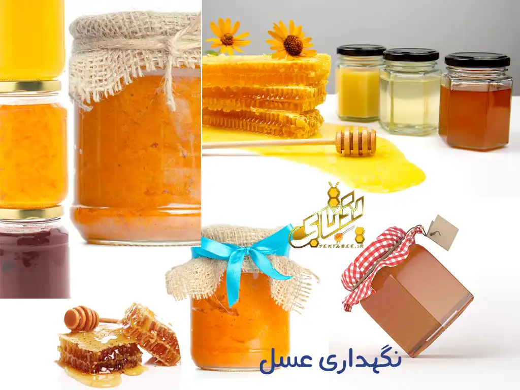 بهترین ظرف برای نگهداری عسل موم و بدون موم 1 بهترین ظرف برای نگهداری عسل